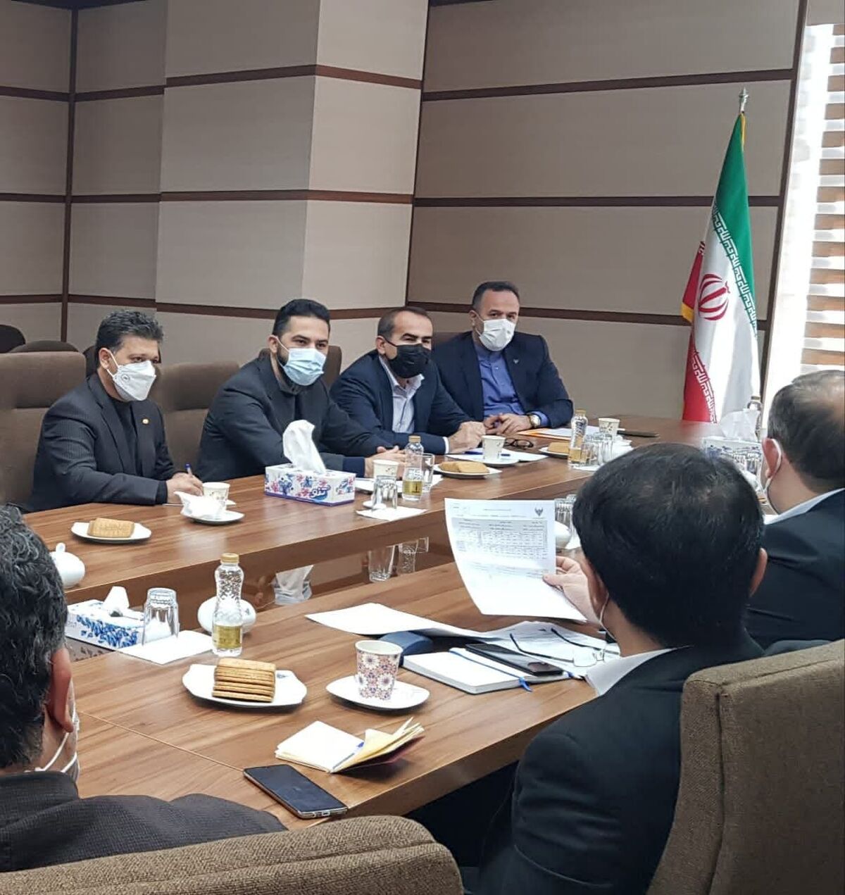  نشست تخصصی مدیرعامل شرکت چند وجهی فولاد لجستیک با معاونان راه آهن جمهوری اسلامی ایران