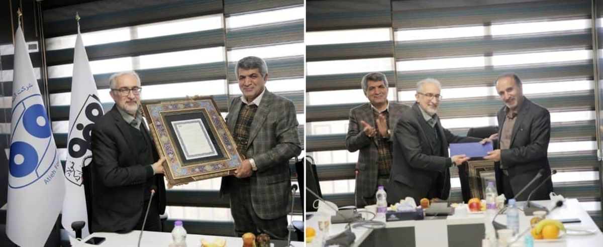 احمد سعیدبخش مدیر عامل هلدینگ آتیه فولاد نقش جهان شد