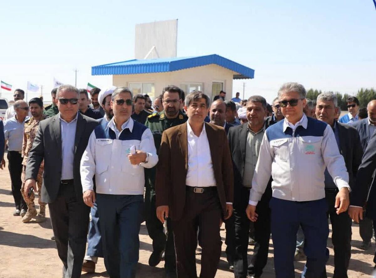 افتتاح جادۀ امید و طرح تأمین آب پایدار صنعت در فولاد سنگان