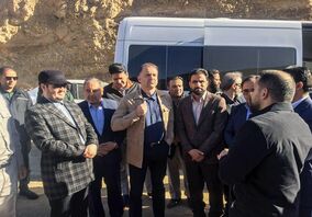 بازدید مدیرعامل شرکت ملی مس از پروژه راه رابر-سرمشک و تاکید بر تسریع عملیات اجرایی