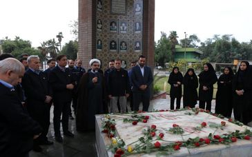 گرامی داشت سالروز خاکسپاری شهدای گمنام فولاد خوزستان