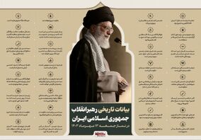 اینفو | گزیده بیانات تاریخی رهبرانقلاب جمهوری اسلامی ایران در نماز جمعه ۱۳ مهر ۱۴۰۳