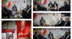 بازدید نمایندگان استان همدان در مجلس از غرفه صبانور در اولین نمایشگاه معدن کشور

