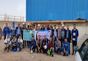 برنامه پاکسازی محیط کار به مناسبت هفته زمین پاک در شرکت آلومینای ایران برگزار شد