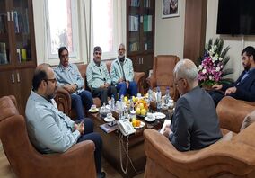 مدیرعامل شرکت فولاد خوزستان با استاندار خوزستان دیدار نمود
