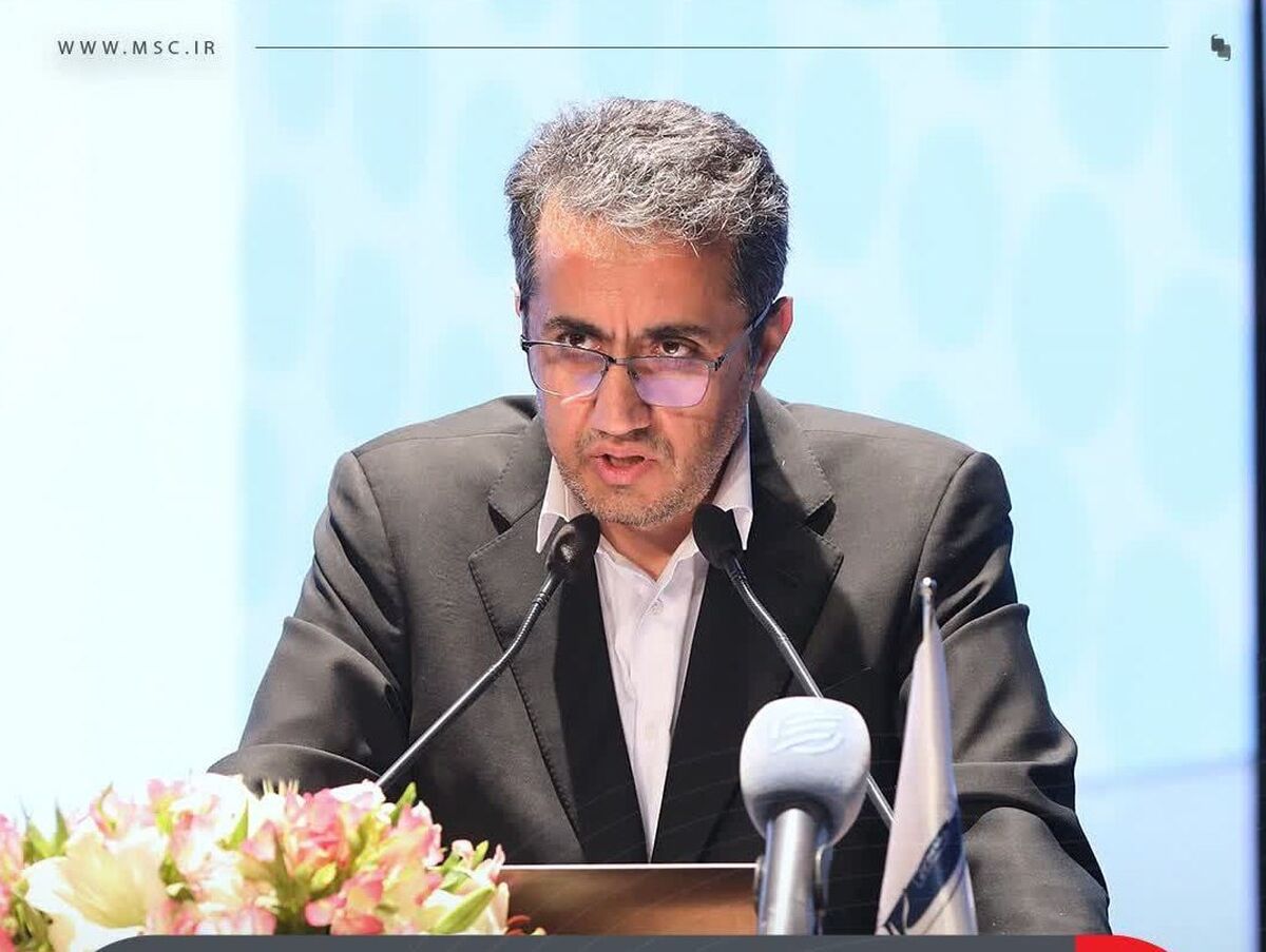 محمد آقاجانلو، معاون وزیر صمت و رئیس هیئت‌عامل ایمیدرو در سومین رویداد جامع معدن و صنایع معدنی: