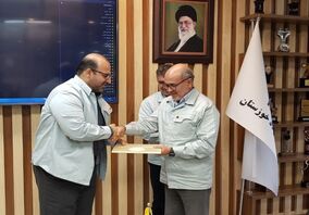  آیین تکریم و معارفه معاون بازاریابی و فروش شرکت فولاد خوزستان