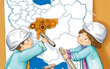 زاینده‌رود استراحتی می‌کند و زمین و مردم با هم شاداب‌اند