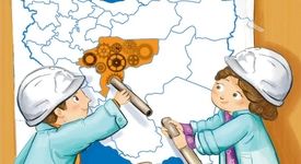 زاینده‌رود استراحتی می‌کند و زمین و مردم با هم شاداب‌اند