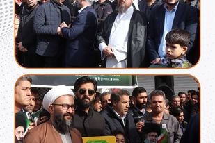 حضور پرشور خانواده سیمیدکو در راهپیمایی ۲۲ بهمن خواف