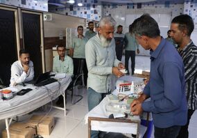 مشارکت گسترده کارکنان فولاد هرمزگان در پویش اهدای خون
