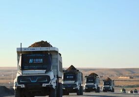 معدنچیان خودران در مغولستان شروع به کار کردند