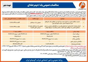 تجدید مناقصه تخریب و اجرای مجدد یک لایه بتن حفاظتی کف سالن احیاء مجموعه شمش