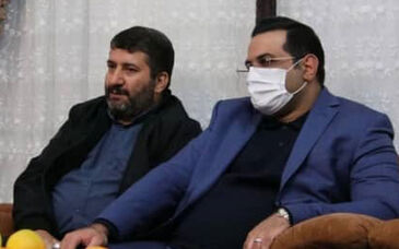 دیدار مدیرعامل مجتمع فولاد غدیر نی ریز با خانواده شهید افسر