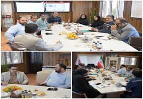 دیدار مدیرعامل شرکت آهن و فولاد ارفع با رییس بیمارستان ضیایی اردکان
