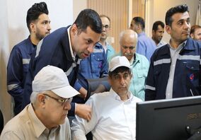 بازدید استاندار هرمزگان از شرکت صبا فولاد خلیج فارس