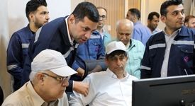 بازدید استاندار هرمزگان از شرکت صبا فولاد خلیج فارس
