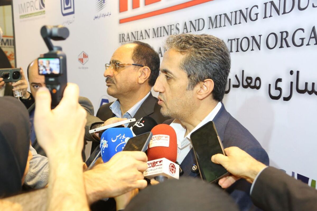آقاجانلو در نمایشگاه ماینکس ۲۰۲۵ اعلام کرد؛افتتاح  ۲.۵ میلیارد دلار طرح معدنی تا پایان امسال