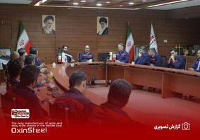 از حضور در نشست راهبردی مدیران فولاد اکسین خوزستان تا بازدید از کارخانه و گفتگو با جهادگران خط تولید