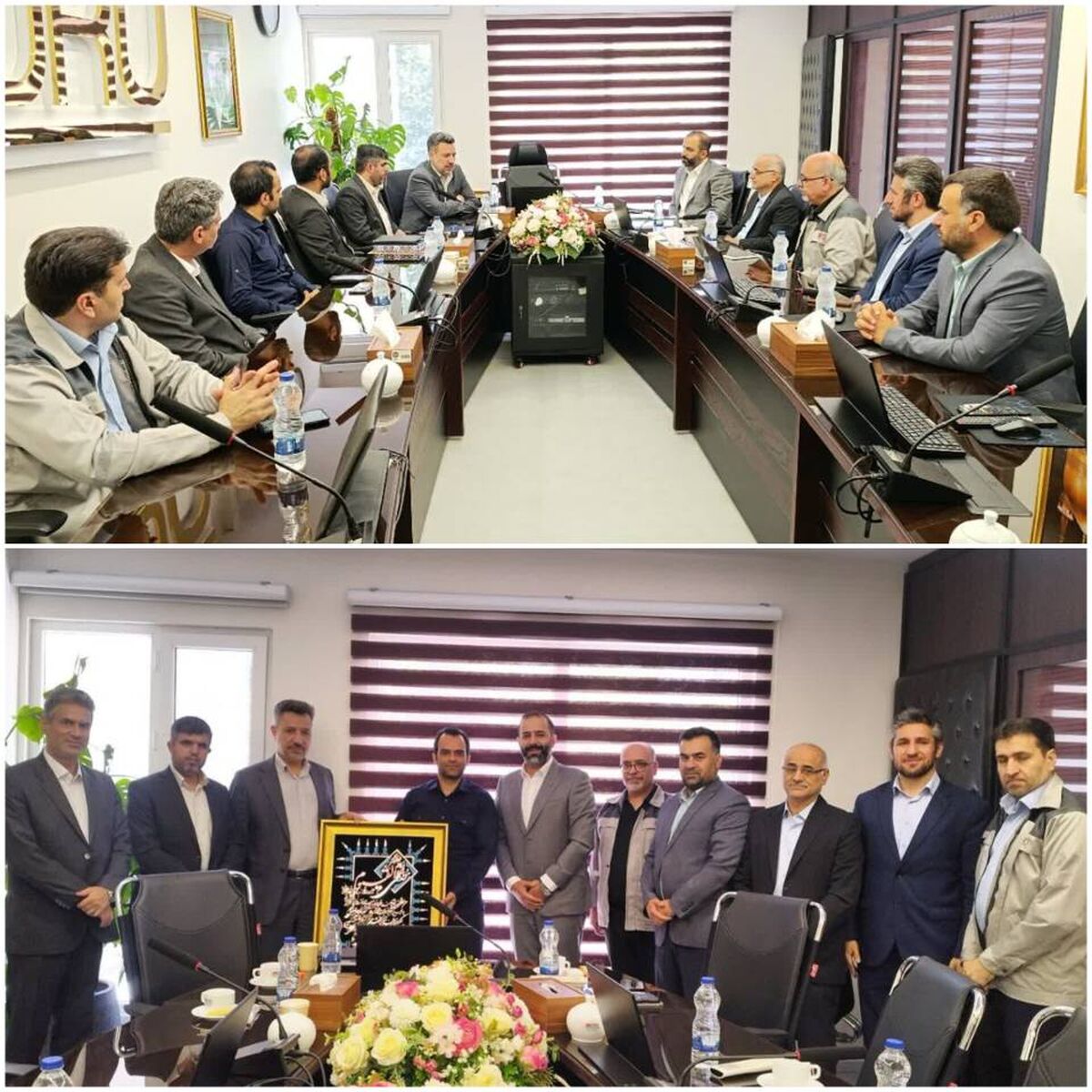 برگزاری آیین تودیع و معارفه مدیر حراست مجتمع سنگ‌آهن سنگان