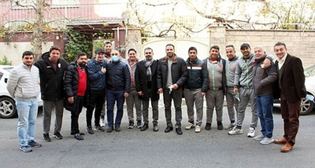 عیادت پرسپولیسی‌ها از پروین