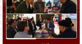 گزارش تصویری از اولین روز فعالیت غرفه شرکت فولاد اکسین خوزستان در نمایشگاه ایران متافو ۱۴۰۴

