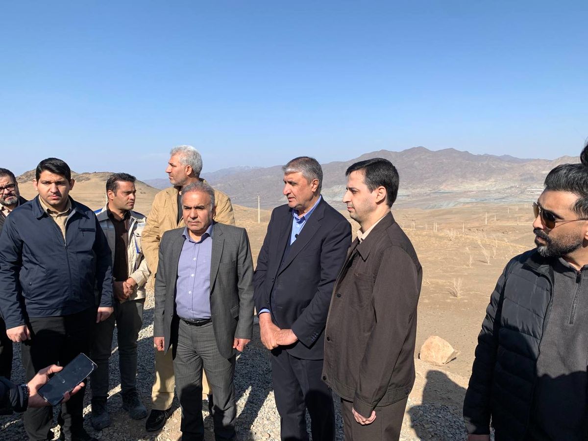 با حضور معاون رئیس جمهور و مدیرعامل چادرملو/معدن آنومالی ۱۰ به بهرهبرداری رسید