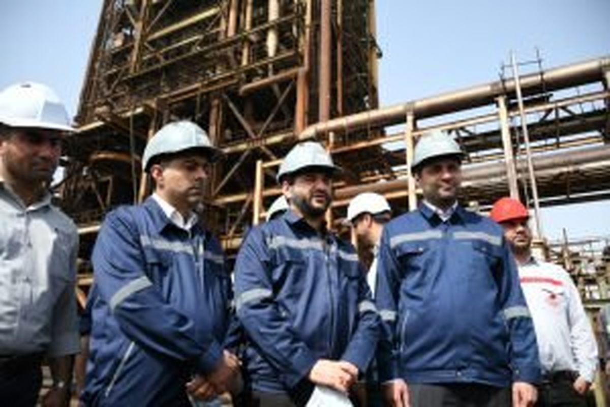 بازدید وزیر تعاون, کار و رفاه اجتماعی از کارخانه صبا فولاد خلیج فارس