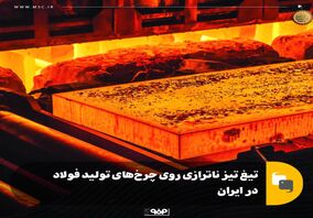 تیغ تیز ناترازی روی چرخ‌های تولید فولاد در ایران