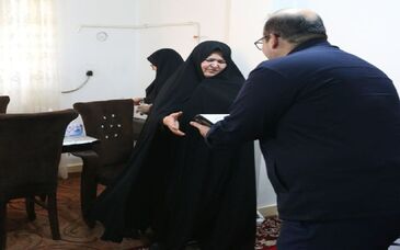 دیدار با خانواده‌ شهیدان سرافراز علی‌کرم اسدی و ابراهیم چراغی انجام شد