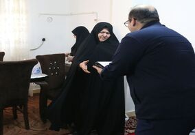 دیدار با خانواده‌ شهیدان سرافراز علی‌کرم اسدی و ابراهیم چراغی انجام شد