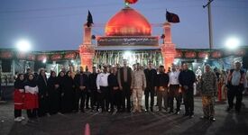 میزبانی چادرملو از عزاداران امام شهید در مسیر مشهد مقدس