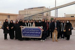 بازدید دانش‌آموزان مدارس جاجرم و سنخواست از شرکت آلومینای ایران