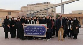 بازدید دانش‌آموزان مدارس جاجرم و سنخواست از شرکت آلومینای ایران