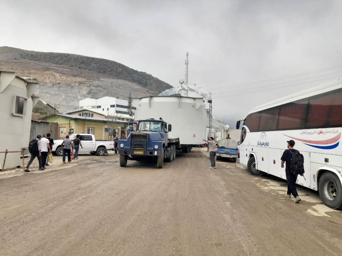 نقطه عطف تاریخی در پروژه فاز ۳ تغلیظ سونگون؛ ورود تجهیزات غول‌پیکر به قلب صنعت مس ایران