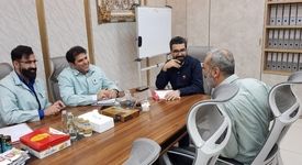 دیدار چهره به چهره معاون منابع انسانی و امور اجتماعی با کارکنان شرکت فولاد خوزستان