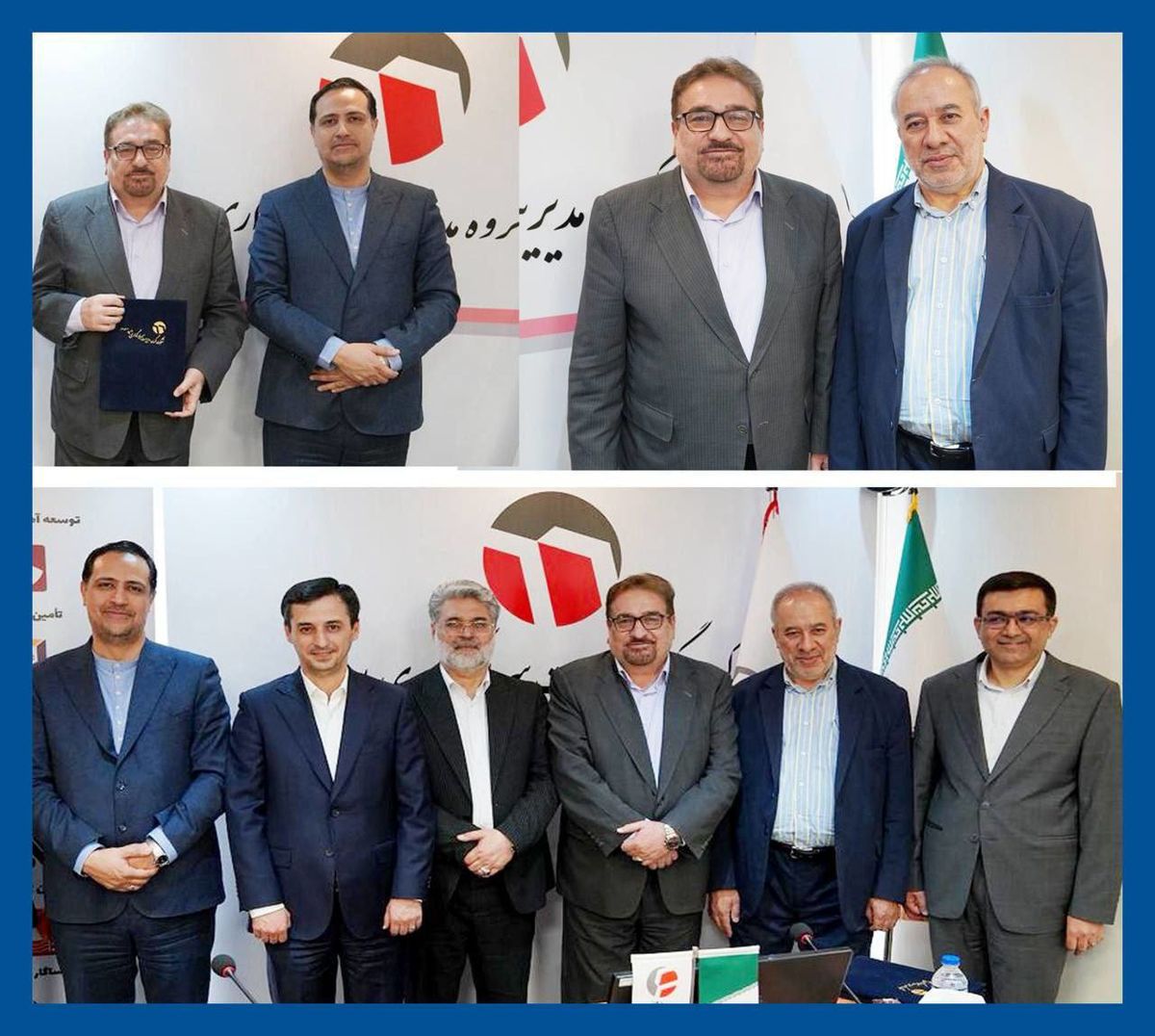 با حضور مدیرعامل گروه سرمایه‌گذاری امید/معارفه اعضای جدید هیئت‌مدیره چادرملو برگزار شد