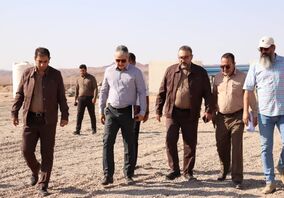 بازدید مدیر عامل چادرملو از پروژه مجتمع فروآلیاژ ها