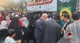 برگزاری جشن عید سعید غدیر خم و برپایی موکب صبانور در اسدآباد