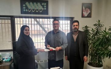 تقدیر از خانواده معظم شهید محمدرضا جعفرپور در ایمیدرو