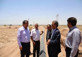 بازدید استاندار از طرح آبرسانی به ۷ روستای رفسنجان و طرح توسعه‌ معدن سنگ‌آهن داوران