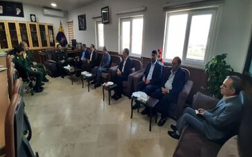 دیدار مدیرعامل و مدیران شرکت آلومینای ایران با سردار فرجی و مسئولان ارشد خراسان شمالی