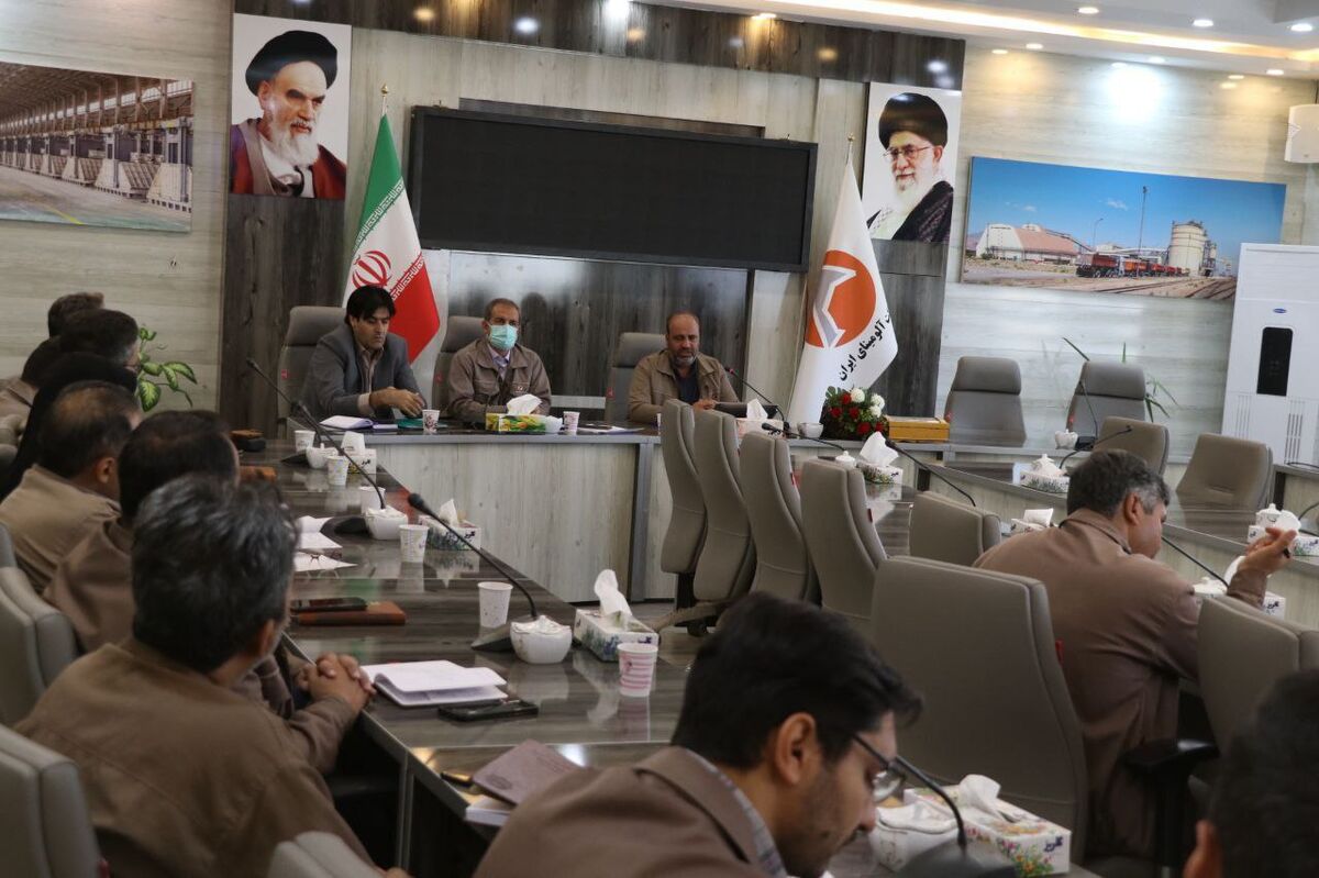 برگزاری جلسه تولید با حضور مدیران مجتمع آلومینای ایران