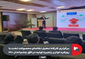 برگزاری کارگاه تحلیل تقاضای محصولات تخت با رویکرد توازن زنجیره تولید در افق چشم‌انداز ۱۴۱۰