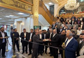 افتتاح هفدهمین نمایشگاه فولاد و متالورژی با حضور دکتر بهرام سبحانی، مهندس لندی و خلیفه‌سلطانی در اصفهان