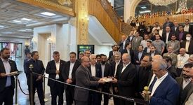 افتتاح هفدهمین نمایشگاه فولاد و متالورژی با حضور دکتر بهرام سبحانی، مهندس لندی و خلیفه‌سلطانی در اصفهان