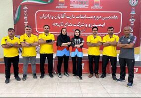 قهرمانی فولاد هرمزگان در مسابقات دارت ایمیدرو