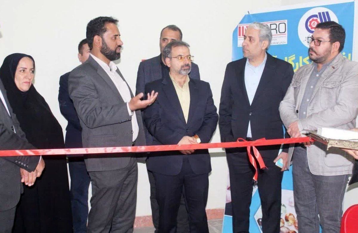 افتتاح کارگاه آموزشی گوهرتراشی در زندان شهرستان بم با حضور مجری طرح توسعه گوهرسنگ کشور