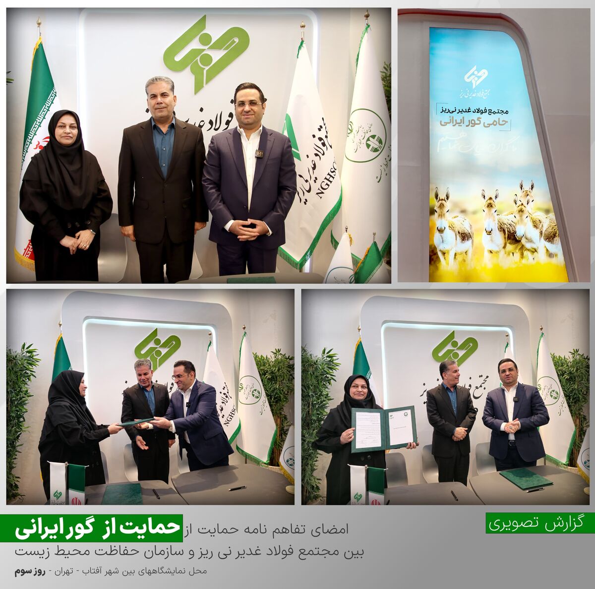 فولاد غدیر نی‌ریز به میدان آمد؛ گام تاریخی برای نجات گور ایرانی