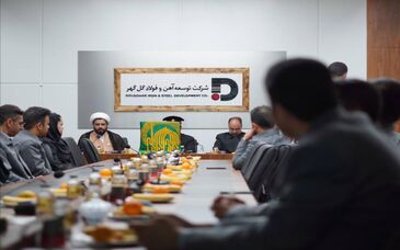  کاروان «زیر سایه خورشید» مهمان شرکت توسعه آهن و فولاد گل گهر

